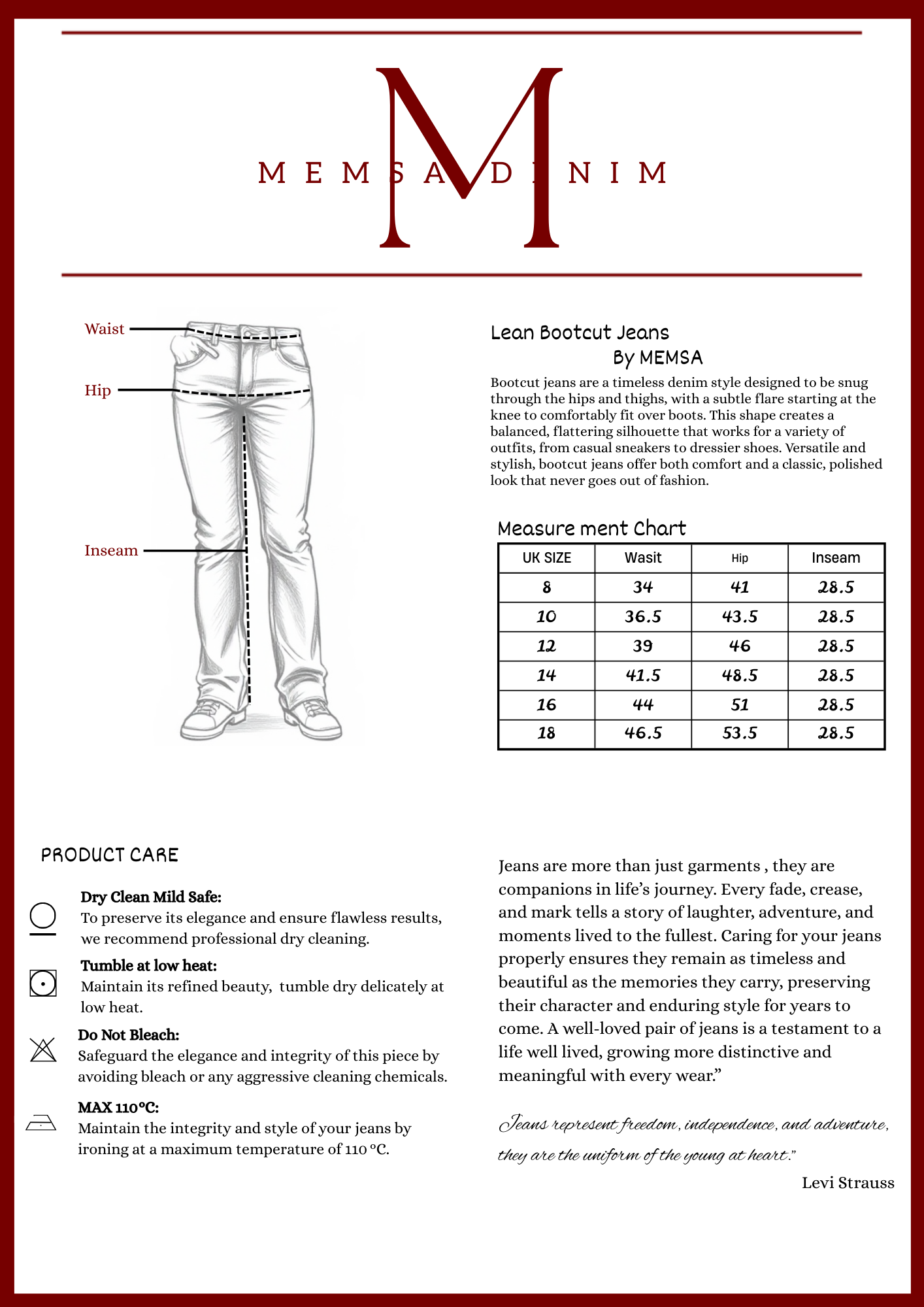 SKU 22 - Straight jeans women